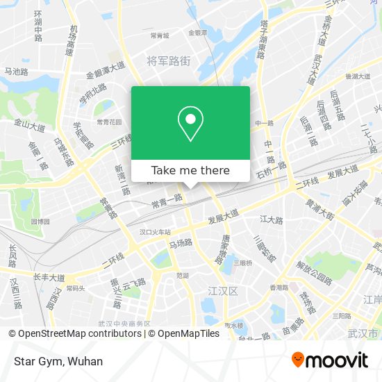 Star Gym map