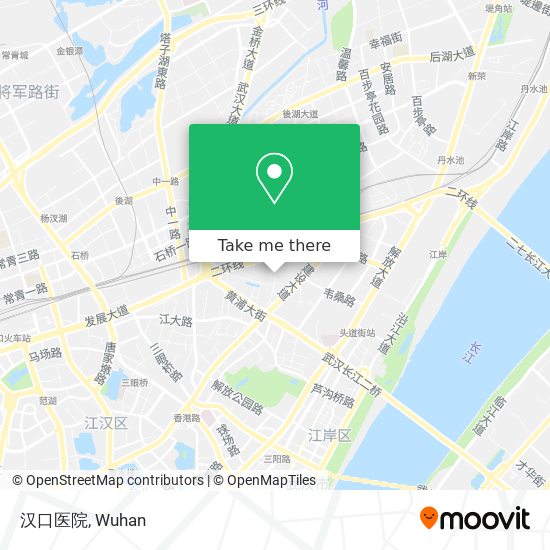 汉口医院 map