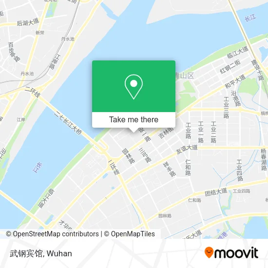 武钢宾馆 map
