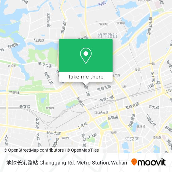 地铁长港路站 Changgang Rd. Metro Station map