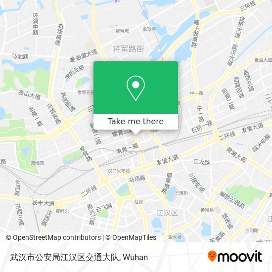 武汉市公安局江汉区交通大队 map