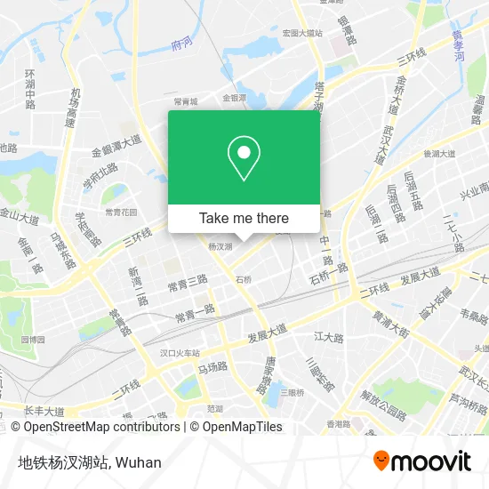 地铁杨汊湖站 map