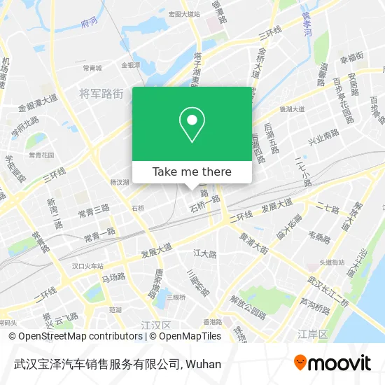 武汉宝泽汽车销售服务有限公司 map