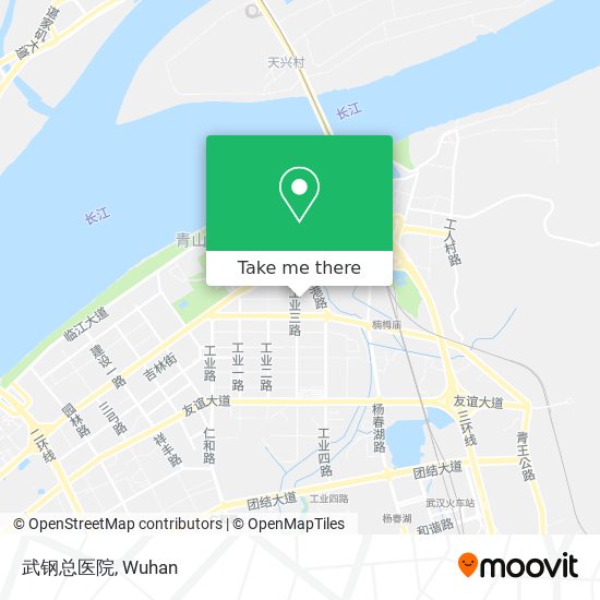 武钢总医院 map