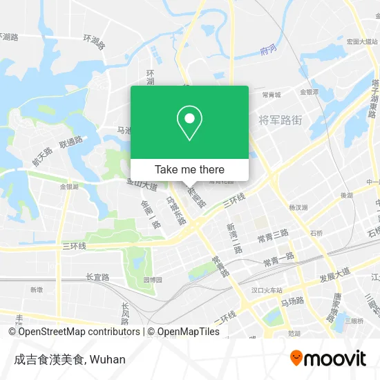成吉食漢美食 map