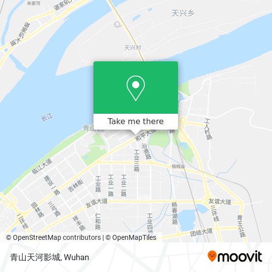 青山天河影城 map