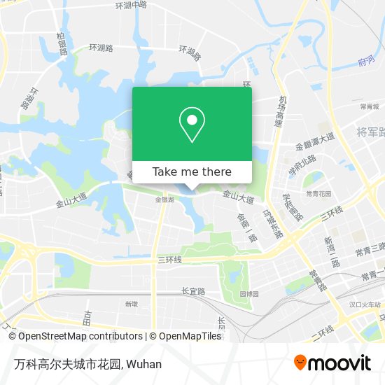 万科高尔夫城市花园 map