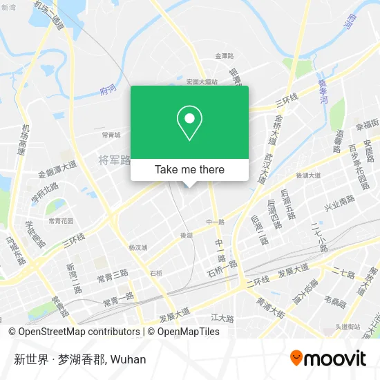 新世界 · 梦湖香郡 map