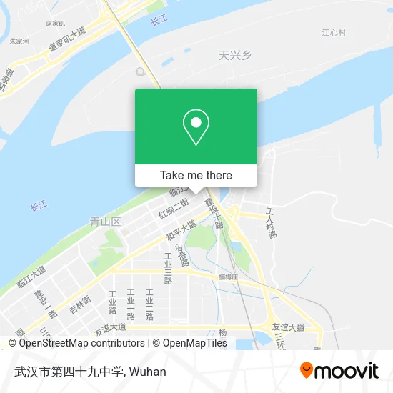 武汉市第四十九中学 map