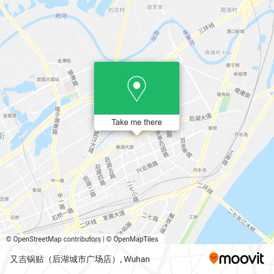 又吉锅贴（后湖城市广场店） map