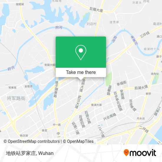 地铁站罗家庄 map