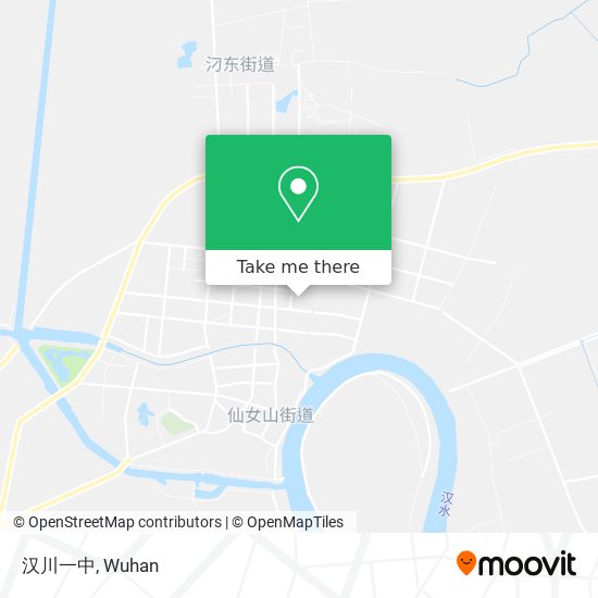 汉川一中 map