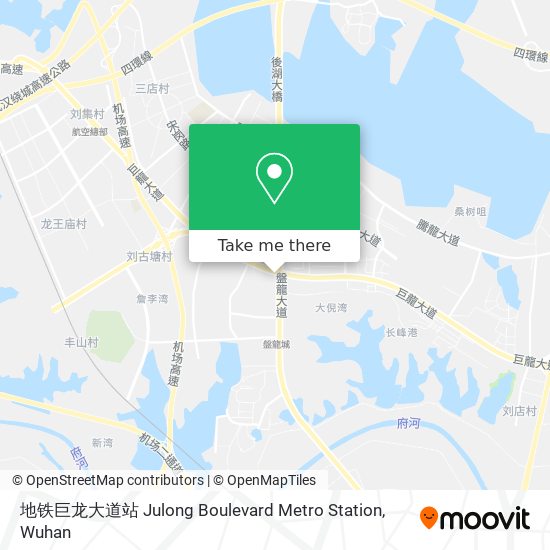地铁巨龙大道站 Julong Boulevard Metro Station map