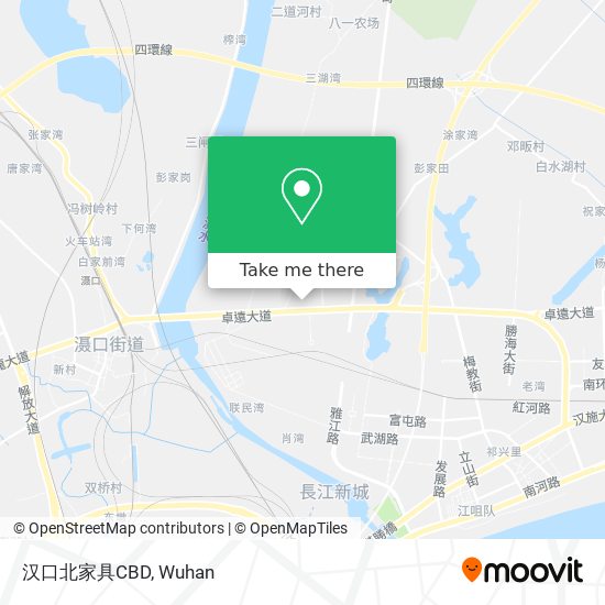 汉口北家具CBD map