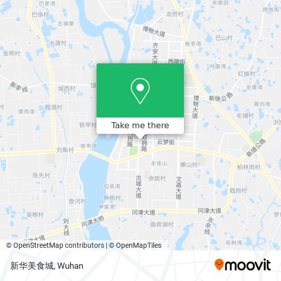 新华美食城 map