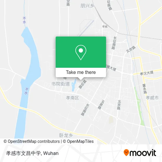 孝感市文昌中学 map