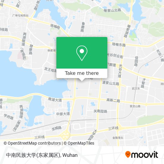 中南民族大学(东家属区) map