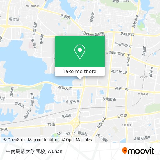 中南民族大学团校 map