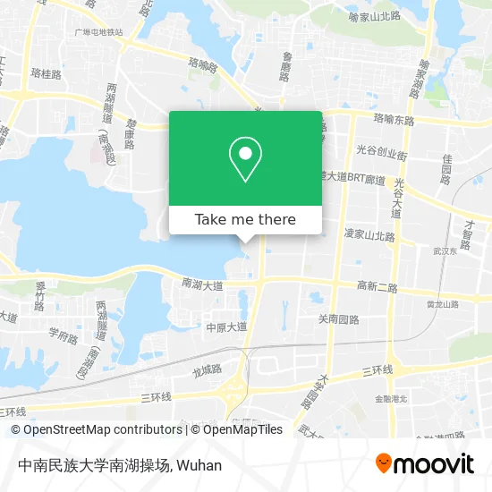 中南民族大学南湖操场 map