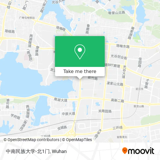 中南民族大学-北1门 map