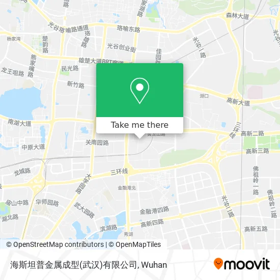 海斯坦普金属成型(武汉)有限公司 map