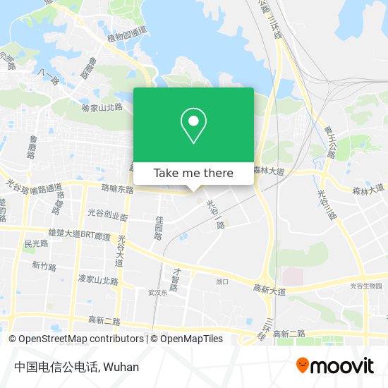 中国电信公电话 map
