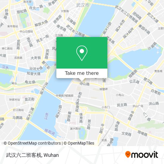 武汉六二班客栈 map
