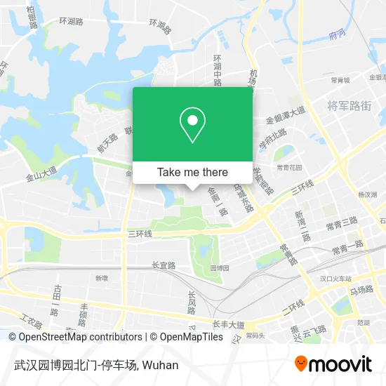 武汉园博园北门-停车场 map