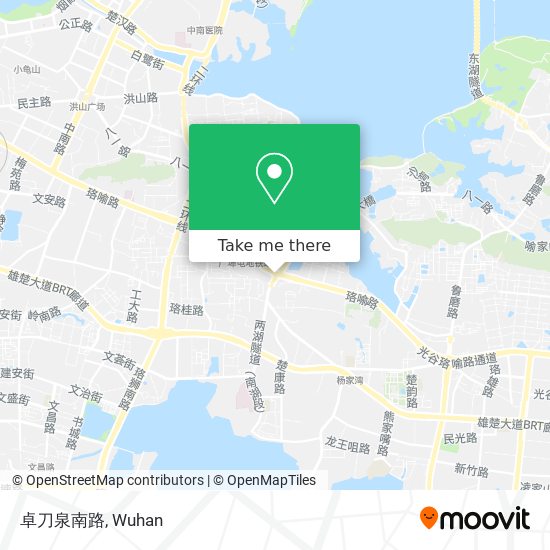 卓刀泉南路 map