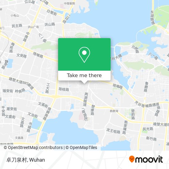 卓刀泉村 map