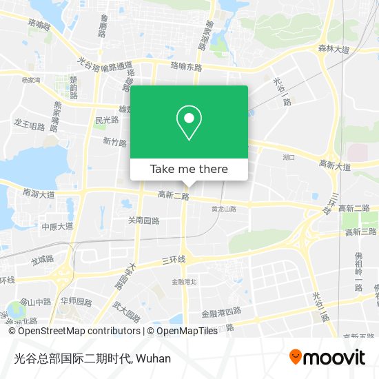 光谷总部国际二期时代 map