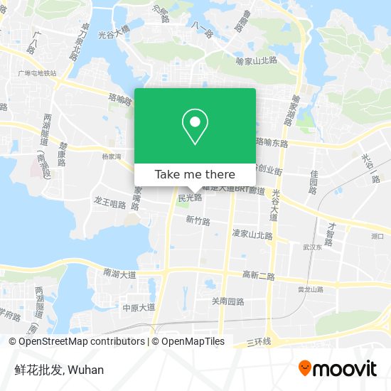 鲜花批发 map