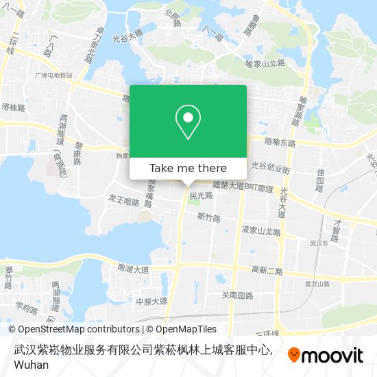 武汉紫崧物业服务有限公司紫菘枫林上城客服中心 map