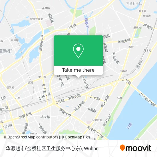 华源超市(金桥社区卫生服务中心东) map