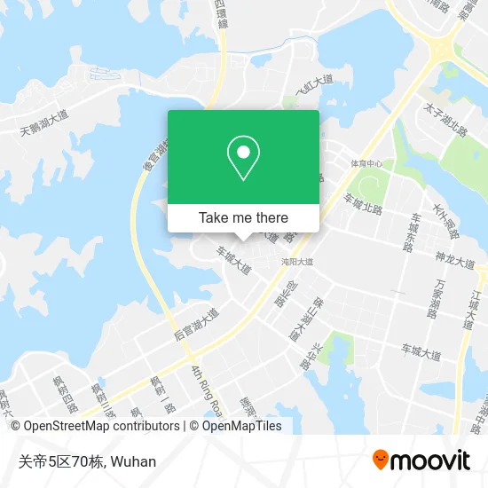 关帝5区70栋 map