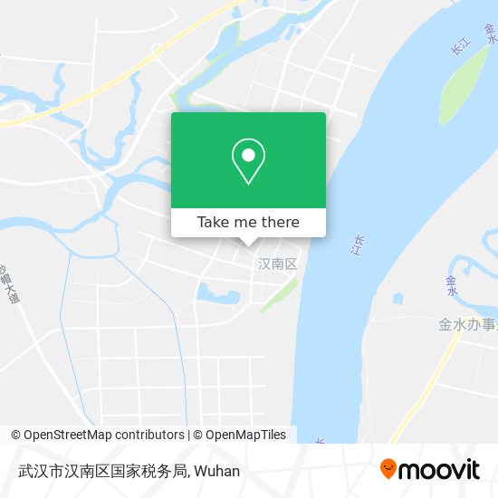 武汉市汉南区国家税务局 map