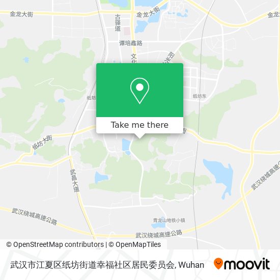 武汉市江夏区纸坊街道幸福社区居民委员会 map