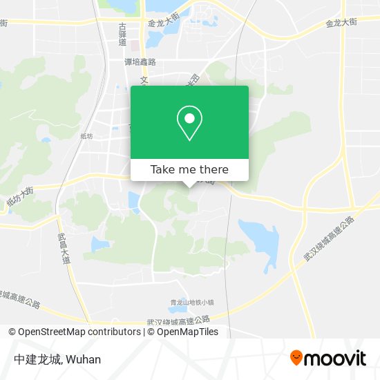 中建龙城 map