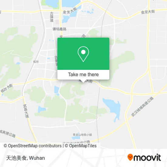 天池美食 map
