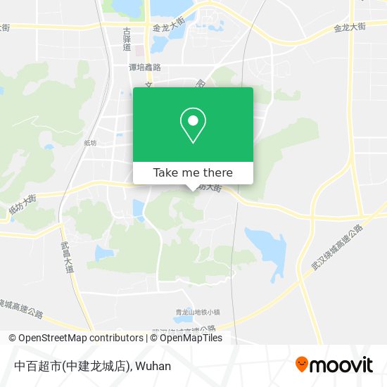 中百超市(中建龙城店) map