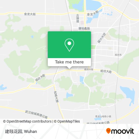建颐花园 map