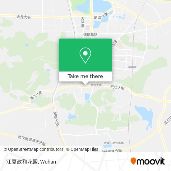 江夏政和花园 map