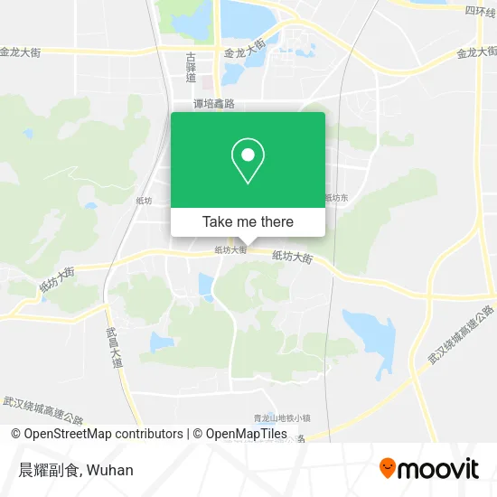 晨耀副食 map