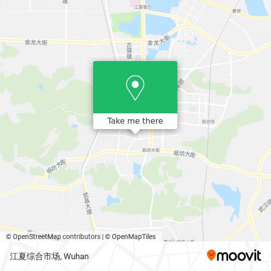 江夏综合市场 map