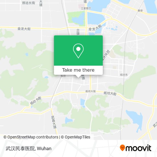 武汉民泰医院 map