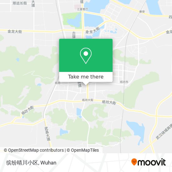 缤纷晴川小区 map