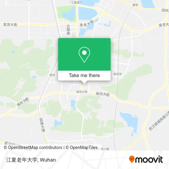 江夏老年大学 map