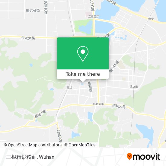 三根精炒粉面 map