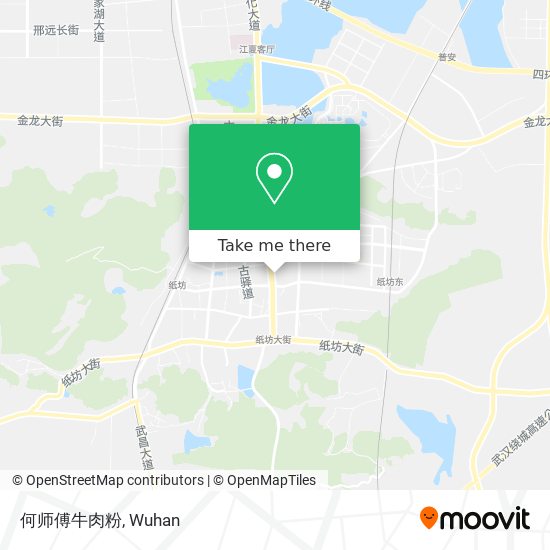 何师傅牛肉粉 map