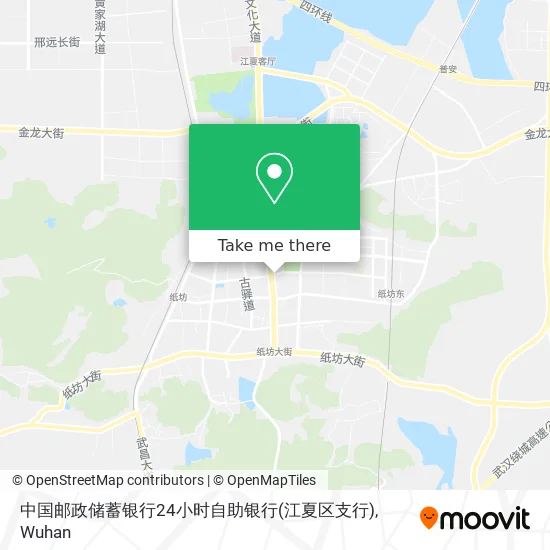 中国邮政储蓄银行24小时自助银行(江夏区支行) map